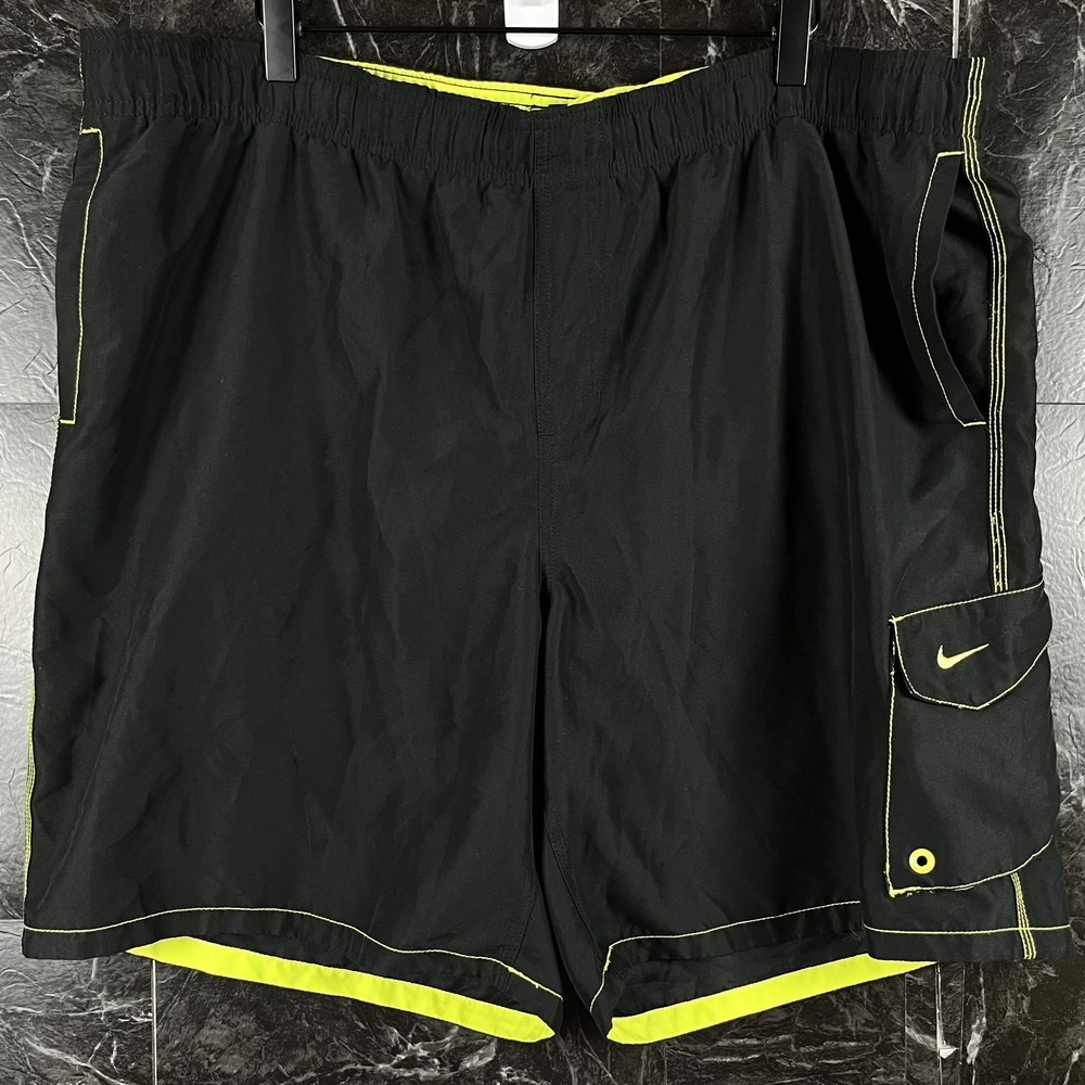 Nike Men's Black Swim Shorts 2XL
